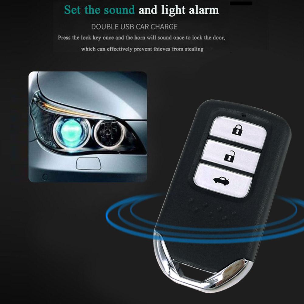 Car Passive Keyless Entry One Button Engine Start Remote Control Alarm System