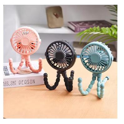 Stroller Fan Clip On For Baby Flexible Tripod Rechargeable Battery Small Personal Fan Portable Fan for Travel Handheld Car Bed