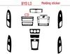 BYD L3 Center Console Carbon Fiber Interior Protection Sticker