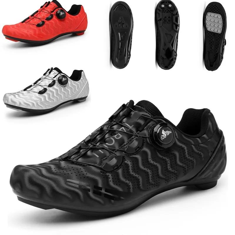 Road bicycle shoes Mtb Men Racing Bike Shoes Self-Locking Speed Bicycle Sneakers Mountain Road Cycling Footwear Women Spd Cleats