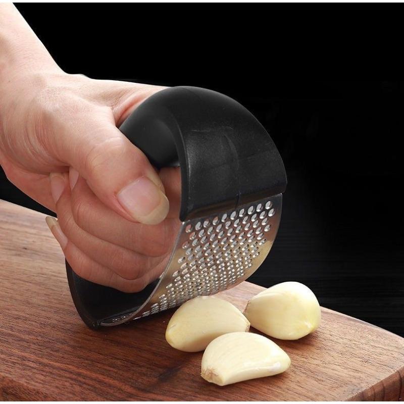 Stainless Steel Garlic Press Crusher Manual Garlic Mincer Chopping Garlic Tool  Garlic Crusher  Fruit Vegetable Tools Kitchen Accessories Gadget