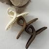 Fashion Simple Acrylic Cross Hair Claw Clips for Girl Big Hair Claw Hairpins Female 2025 Hair Accessories