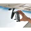 CARMATE Car Large Vertical Rearview Mirror 3000R Slowly Curved Mirror 240mm Chrome Mirror [Light Car] Black Frame M39