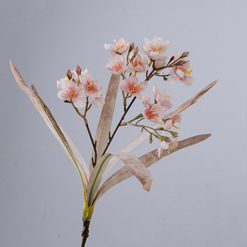 

Elegant Artificial Narcissus Branch Luxury Fake Flower Silk Narcissus Flower Wedding Decor розовый