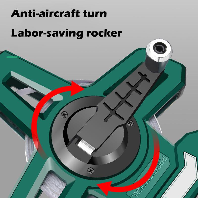 30/50/100 M Tape Measure Pluggable Into the Ground Portable Measuring Ruler Land Measurement Tools for Construction  Decoration