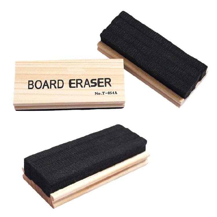 

3Pcs Chalkboard Eraser Ergonomic Wood Handle For School Classroom Setting Dustless Chalkboard Eraser Cleaner 1
