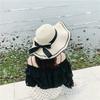Summer Sun Hat Women Straw Hats Sunshade Panama Cap Fashion Bow Beach Hat Foldable Travel Caps