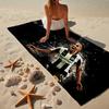 1pz Telo Mare Dinamico Newcastle Football - Morbido, Microfibra Assorbente, Leggero, Ideale per La Spiaggia, Feste, Viaggi, Campeggio regali per tifosi