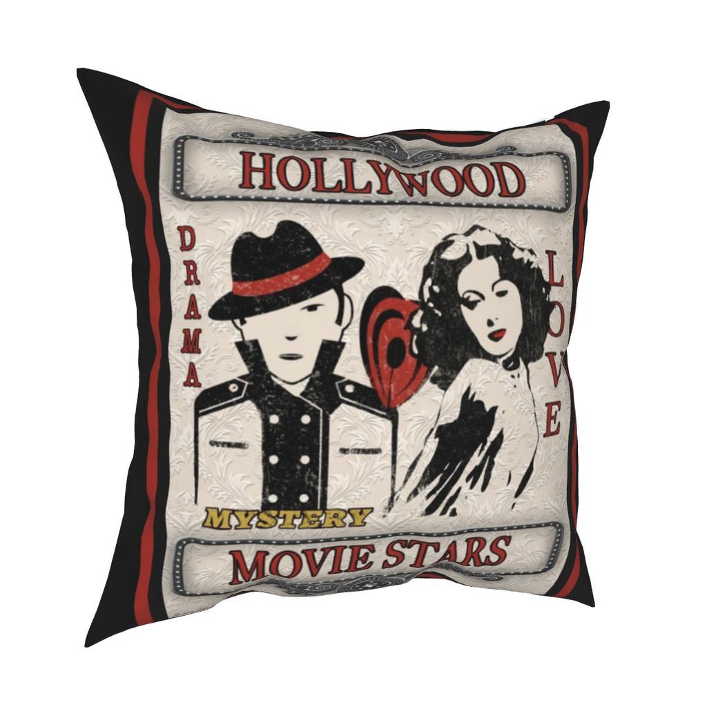 Vintage-Kino-Ticket-Kissenbezüge, Auto-Dekor-Kissenbezüge, Retro-Kino-Kissenbezüge