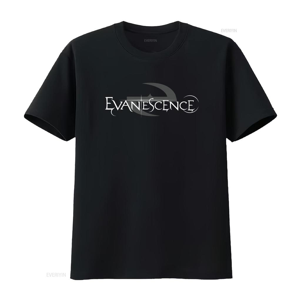 New Dtg Dtf Evanescence Band T Shirt Breathe No More Vintage Washed Slightly Stylish Comfortable Soft Homme Fashion Versatile