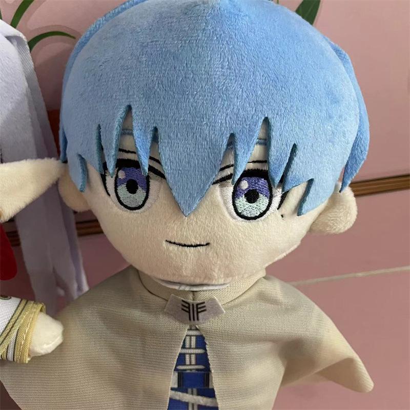 Muñeco de Peluche Cosplay de Frieren en el Funeral 20cm Personaje de Anime Frieren Himmel Almohada Suave Rellena Regalo de Navidad
