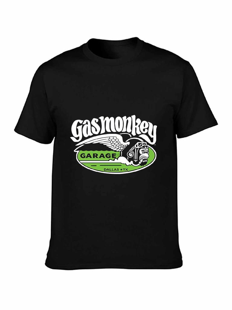 Gas Monkey Garage Dallas TX Geflügelter Affe Grafik T-Shirt