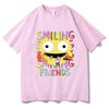 Smiling Friends Cartoon Print T-shirt Comfortable Men Women Summer Tee-shirt Cotton High Quality Tshirts Manga Funny Tees