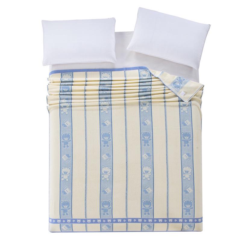 G5Z Čistá bavlněná přikrývka: Všestranná deka pro koleje, pohovky a pohodlí při klimatizaci