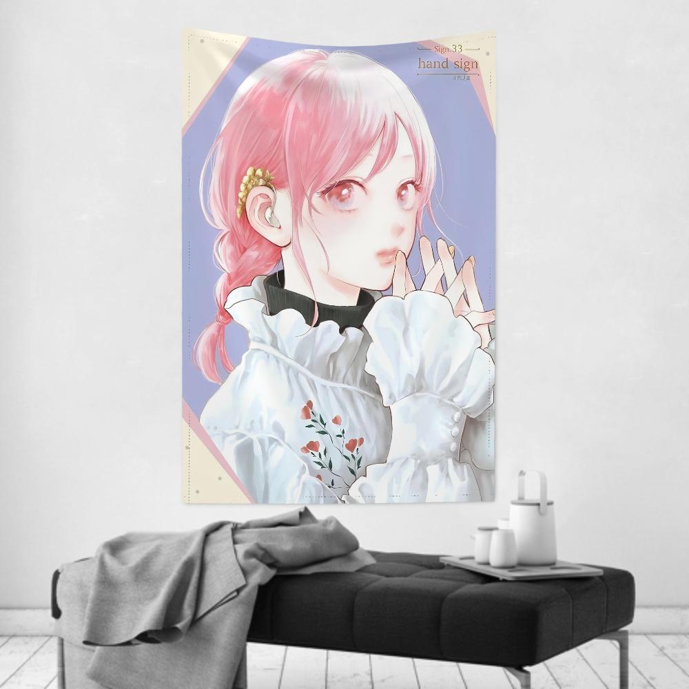 Anime Yuki Itose Tapestry Room Decor Wall Cloth Party Hanging Background Room Decor Baby Room