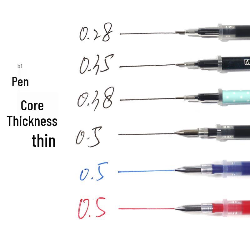 M&G 0.5mm Full Needle Tube Gel Pen Refills