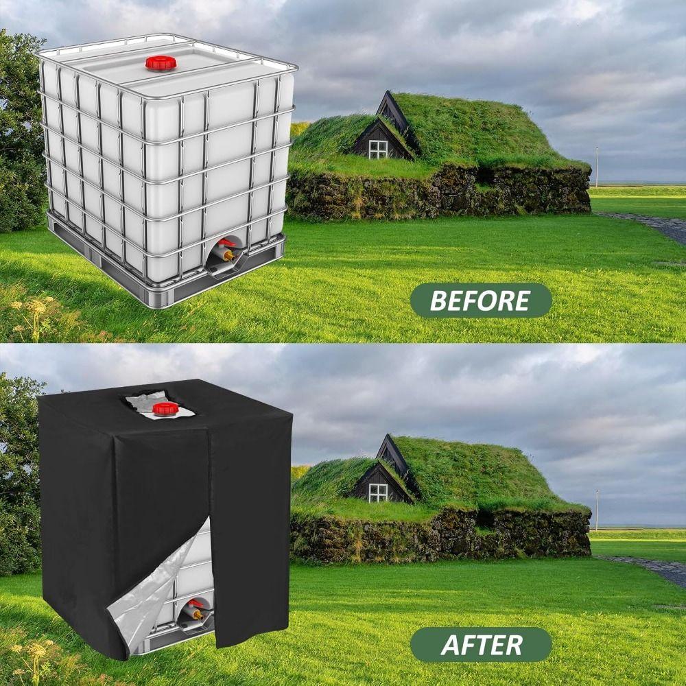 Waterproof IBC Tote Dust Cover Tear-resistant 1000 L IBC Container Protector All-Weather Defense