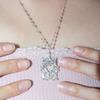LOASI Melted Heart Frame Necklace