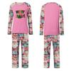 Christmas Print Family Matching Long Sleeved Parent-child Suit Home Clothes Suit