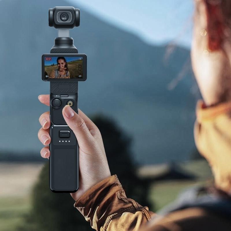 High Capacity Power Handle Replacement for Pocket 3 4 Camera Battery Handle Extended Battery Grip Replacement