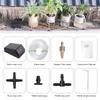 Solar Irrigation Timer Outdoor Garden Plant Watering Timer Device Automatic Drip Irrigation System 2000 mAh Rechargeable