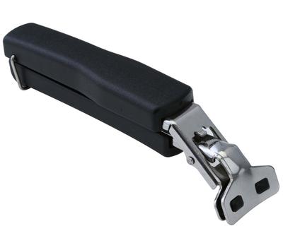Cabo para Frigideira Felio, Pegador de Panela, Preto, 17,5cm, Suporta Panelas para Cima ou para Baixo, Antiderrapante, Inclui Gancho para Armazenamento, Lavável na Máquina de Lavar Louça, F8820 (1 pedaço)