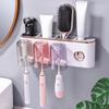 TLXT Wall-Mounted Toothbrush Holder & Toothpaste Dispenser