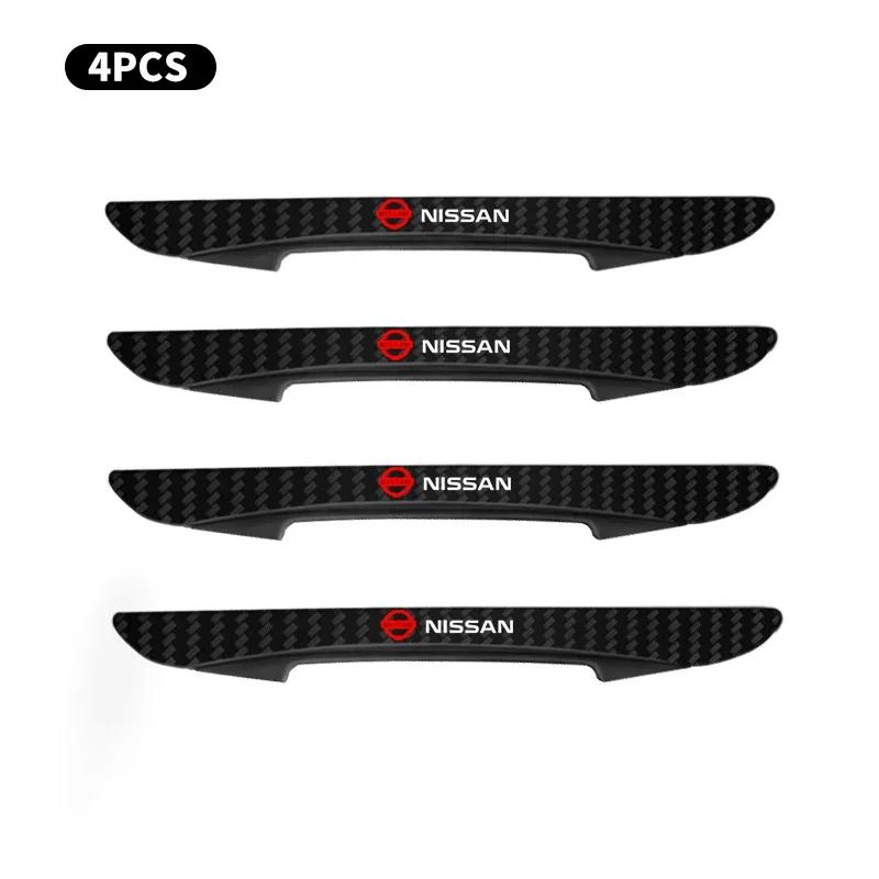 

4pcs Car Logo Door Anti-Collision Protective Strip Sticker For Nissan Patrol Letter Badge Y60 Y61 Y62 GY Nismo Auto Accessories