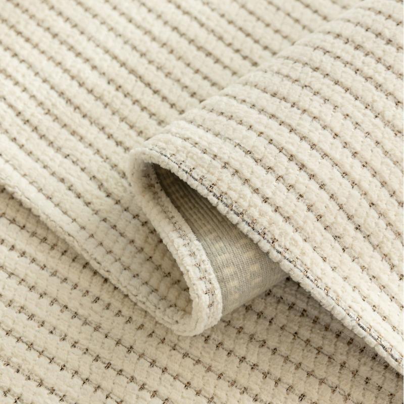 Warm and Thickened Sofa Cover with Autumn and Winter Stripes Pure Color Simple and Comfortable Non Slip Sofa Cushion Cover Cloth