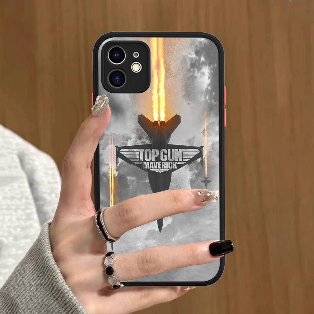 

Top Gun Maverick Silicone Case For IPhone 16 15 14 13 12 11 Pro Max Plus X XS MAX Shockproof Matte Cover iphone 16