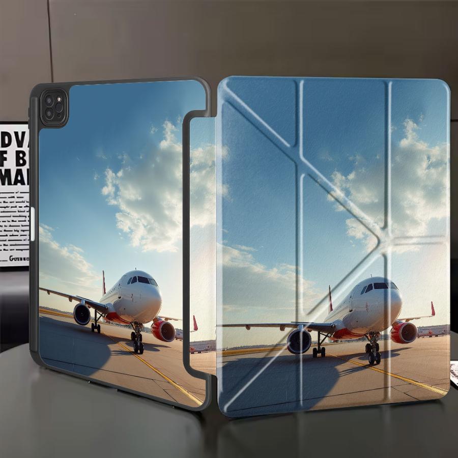 

Прозрачный чехол-держатель для планшета Tarmac Jet для iPad Mini 6 7 Air 4 5 M3 M2 1 2 M4 11 дюймов Pro 11-го 10-го 9-го 8-го 7-го 12,9 дюйма Pro iPad Mini 6 8.3