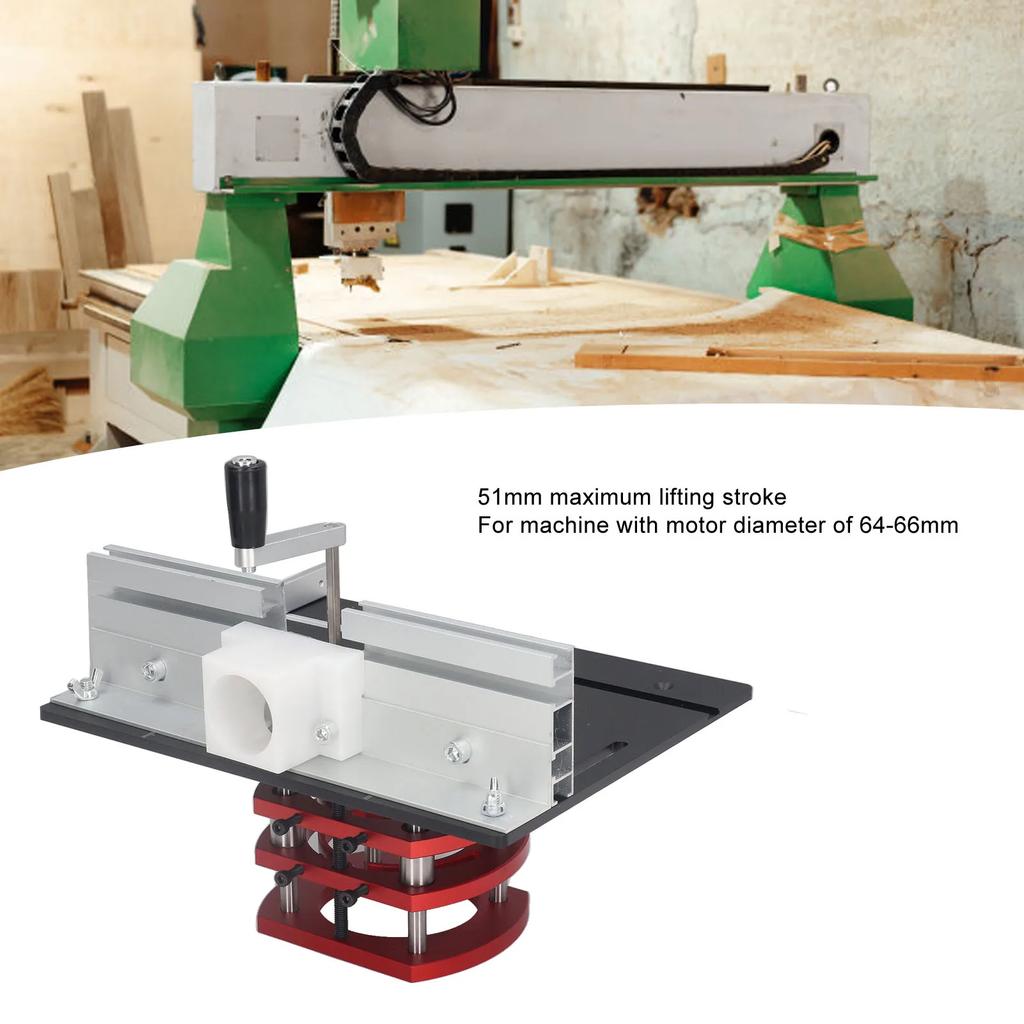 Router with Top Plate Router Lifting Base Woodworking Slotting Trimming Chamfering Table Top Woodworking Router