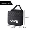 Car Seat Back Storage Bag Leather Hanging Sundry Organizer Box For Jeep Renegade Compass Grand cherokee wk2 Wrangler Accessories