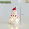 Christmas Ceramic Glowing Tree House Ornament - Desktop Scene Decoration Prop & Gift