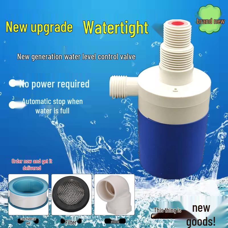New Plastic Automatic Float Valve 1/2 Inch for Water Level Control