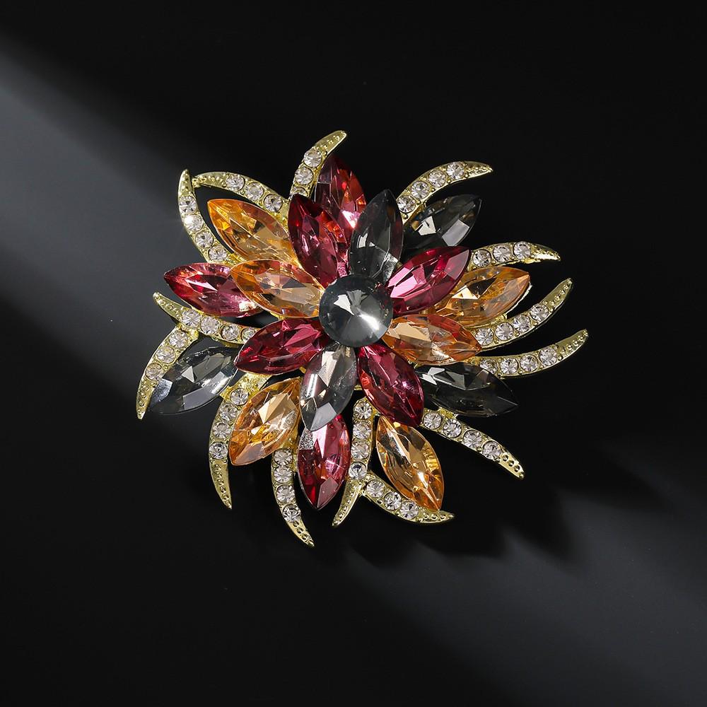 High-End Pearl & Rhinestone Butterfly Brooch for Women's Fashion Suits and Scarves