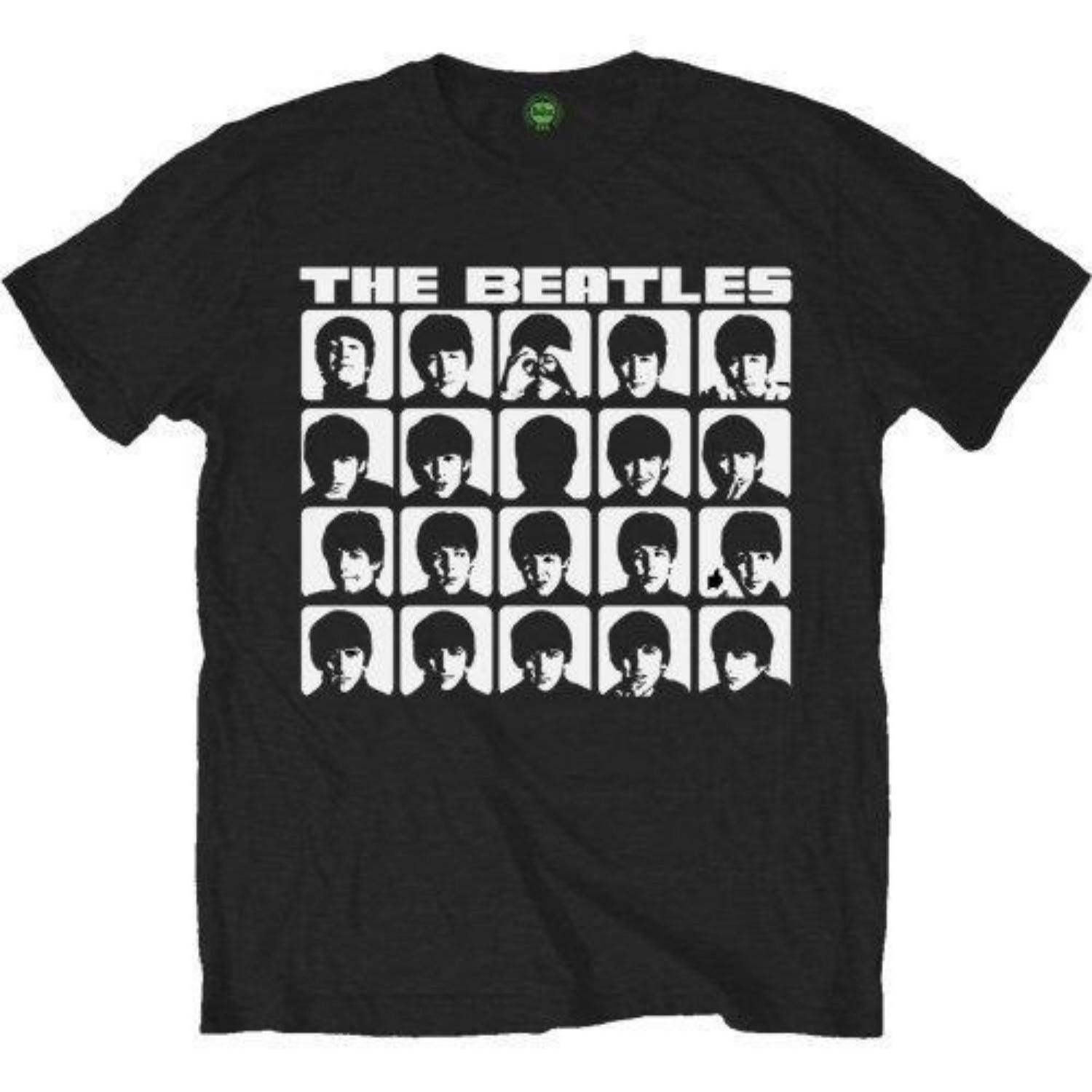 The Beatles Unisex Adult Hard Days Night Faces T-Shirt S чёрный