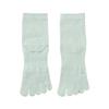 Gunze WASHIITO Washi Soft Elastic Separate Set of Pale Sizes Cm Socks, Yarn, Cuff, Knit, Five-Toe Socks, 2, Mint, 23.0-25.0