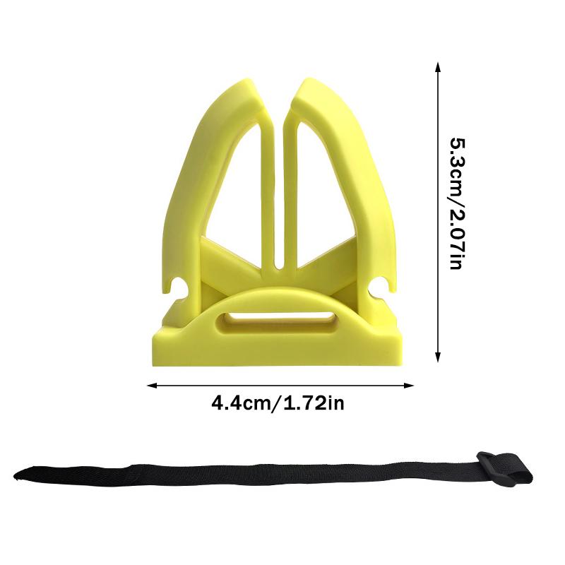 1/2Pcs Portable Silicone Fishing Rod Holder For Various Fishing Pole Fastener Binding Clip Tight Fishing Accessories