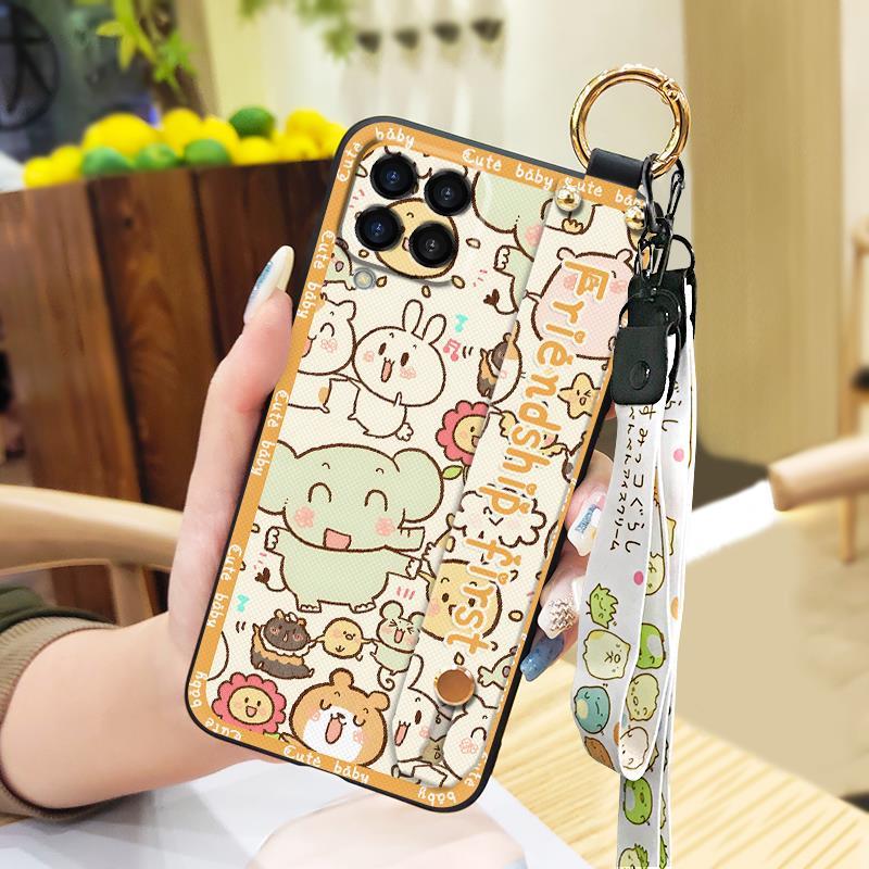 Cartoon Kickstand Phone Case For Samsung Galaxy M33 5G Global/SM-M336B/DS/Jump2 Soft case Anti-dust Dirt-resistant Cute