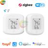 Tuya Smart WiFi/Zigbee Temperature and Humidity Sensor Remote Linked Indoor Hygrometer with Alexa Google Home Support