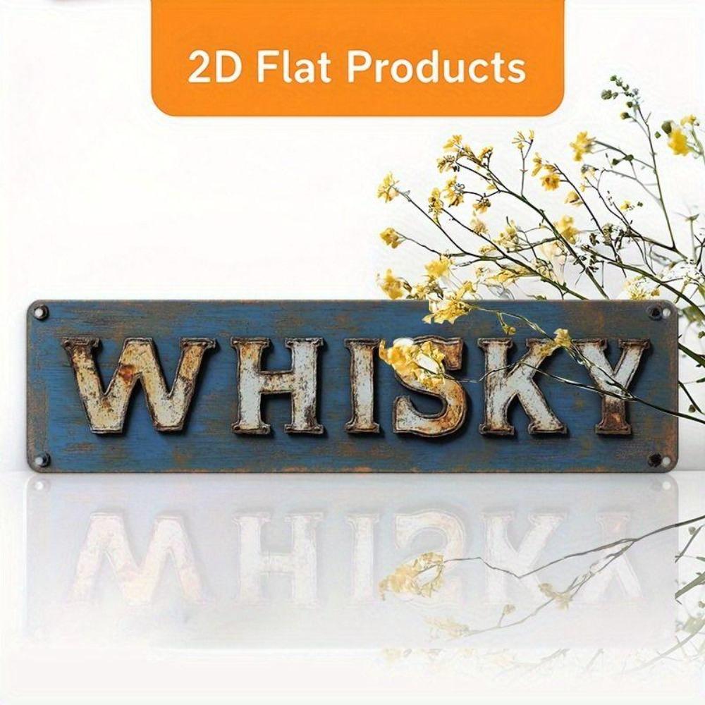 Retro Metal Wall Art for Home Office Beer Bar Decor