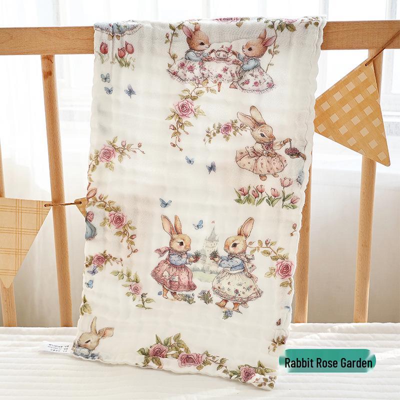 Summer Infant Face Wash & Bib: Six-Layer Gauze Baby Towel