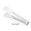 Stainless Steel Korean BBQ & Kitchen Tongs: Bread, Steak, or Barbecue Tongs with Three-Line Grip
