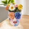 Rose Eyes Girl Face Flowerpot Funny Figure Planter  For Indoor Outdoor Plants Flower