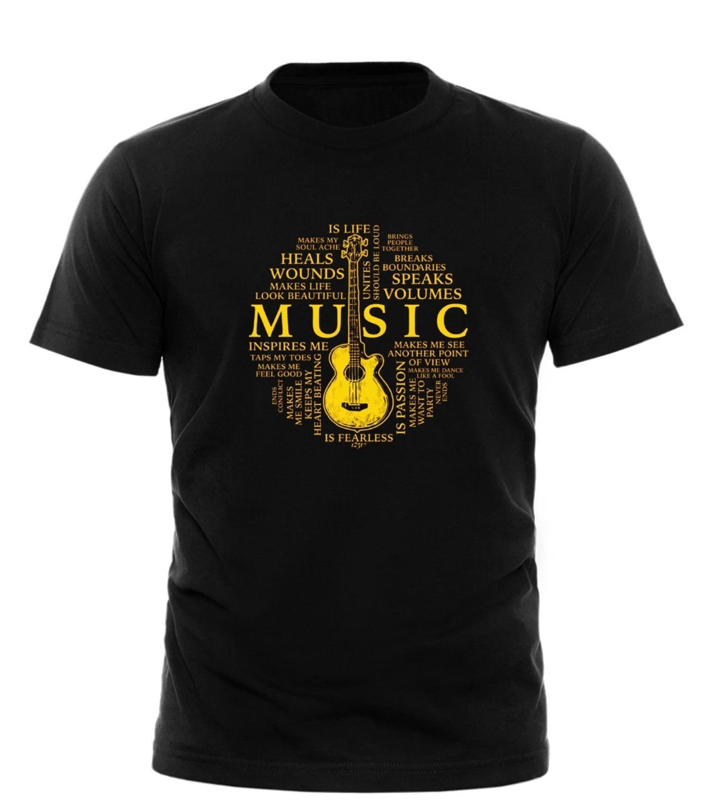 

Music Meaning - Mens Funny Novelty Tee Top Gift T Shirt All Sizes Black T-shirt L