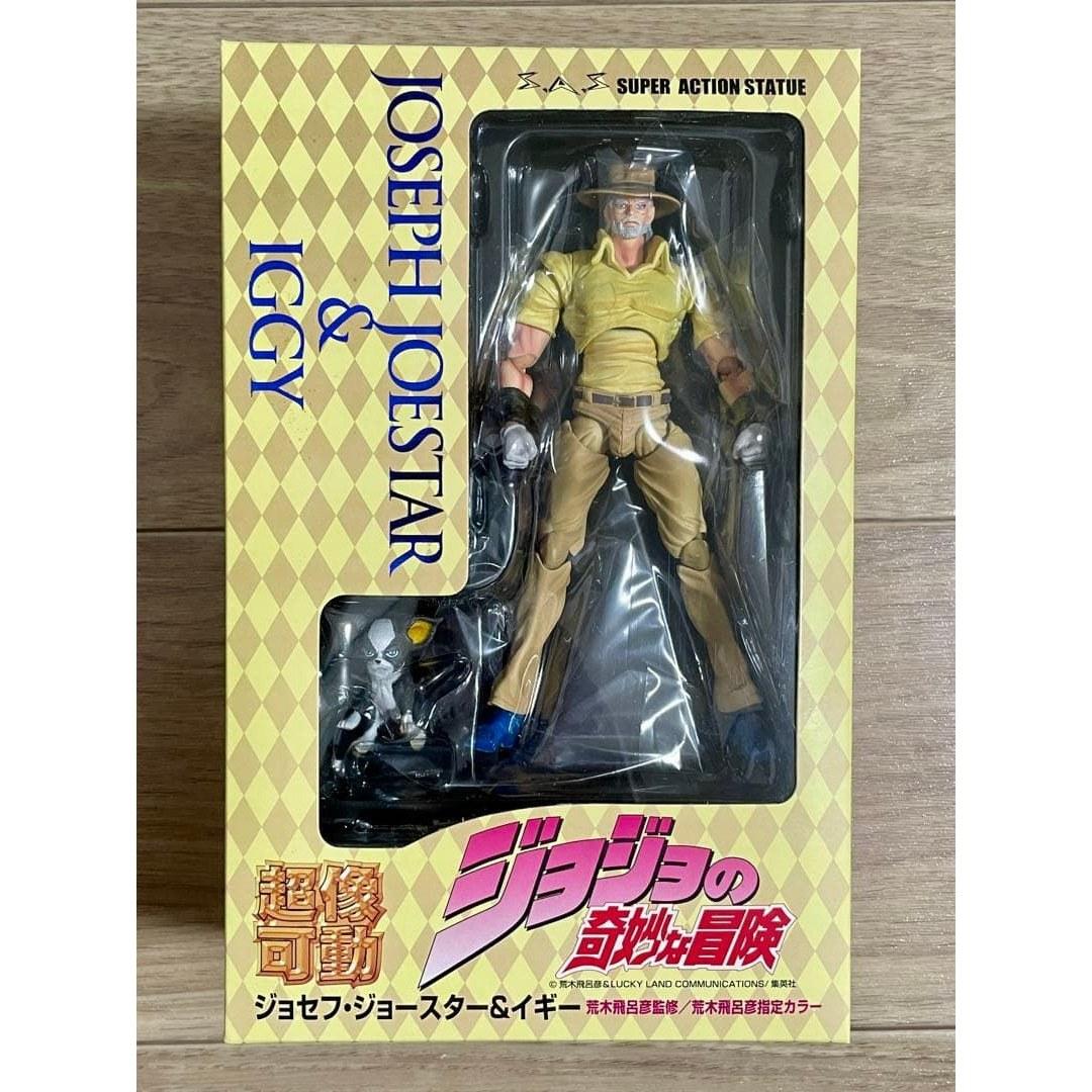 Super Action Statue Joseph Joestar Iggy JoJos Bizarre Adventure JOJO