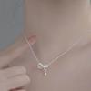 Girls Collar Diamante Bowknot Necklace Jewelry Choker Chain Glinting Crystal