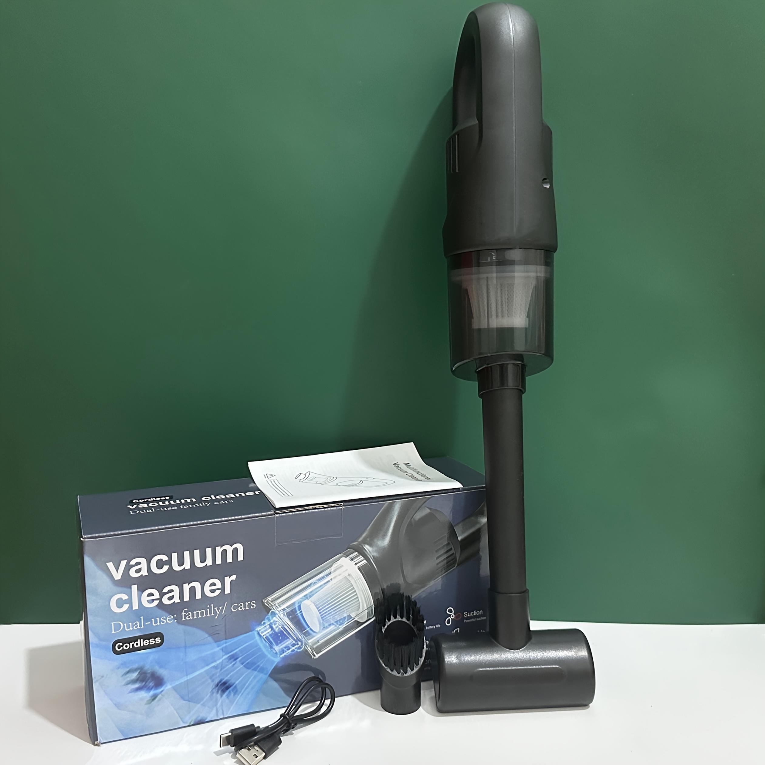 

Беспроводной ручной пылесос - Мощное всасывание 25 кПа, Легкий и портативный для дома и автомобиля, Перезаряжаемый, Вилка ЕС чёрный