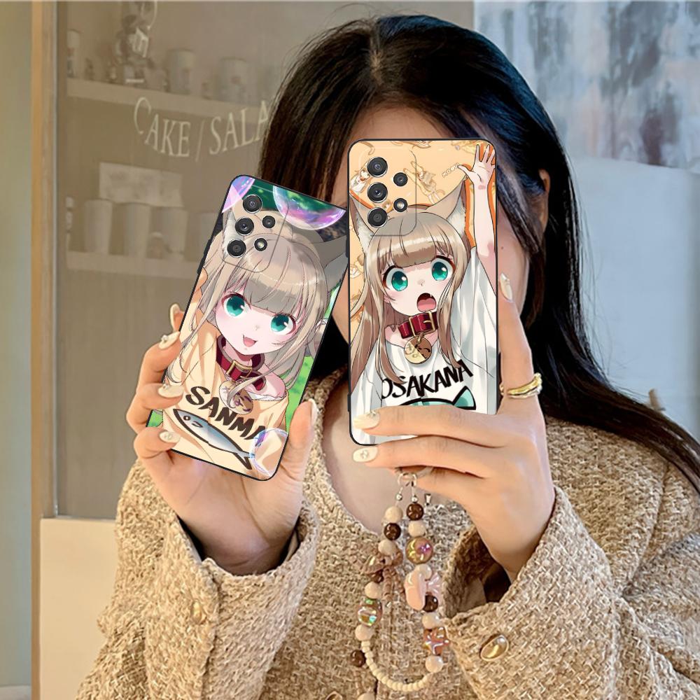 Anime Kinako Hara Mobile Phone Case for Samsung Galaxy A56 55 54 53 52 51 36 35 34 23 16 15 5G Colorful Cover Cover Pretty